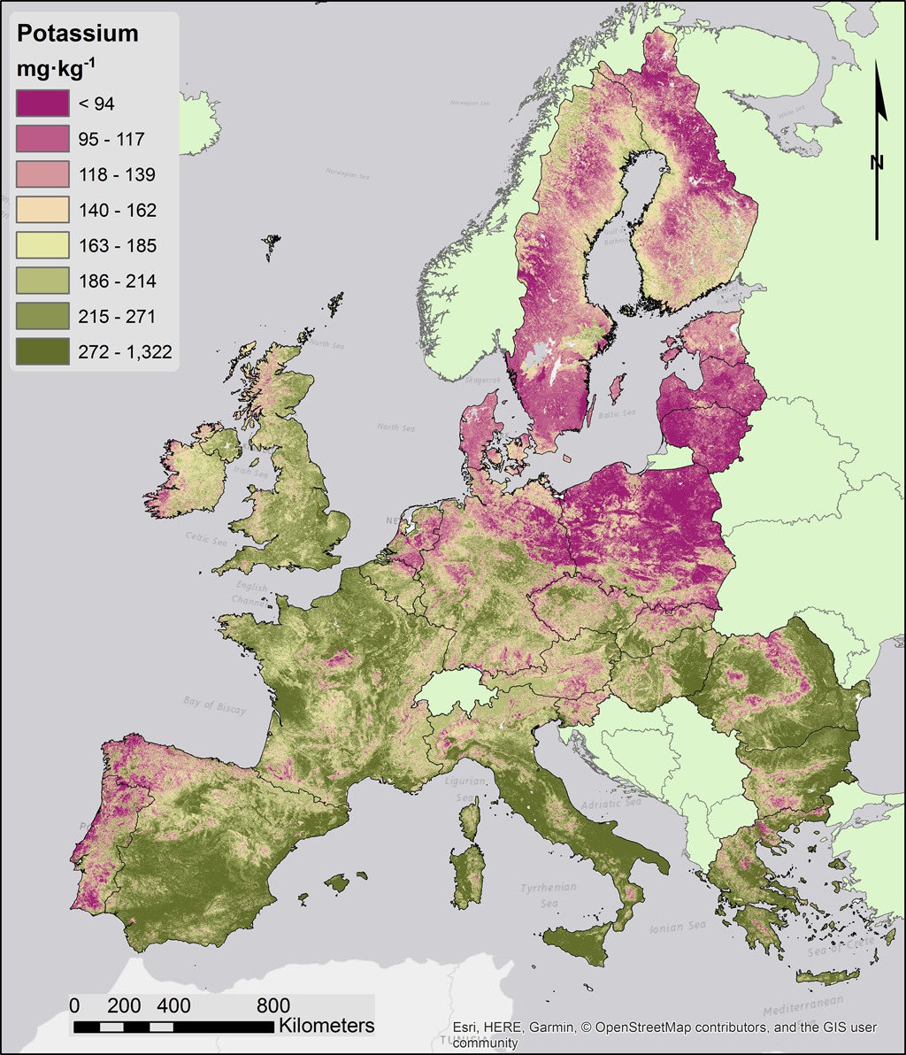 欧洲植被类型分布图图片