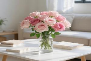 新手制作月季瓶插花需要注意哪些事项